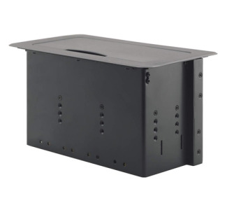 Kramer Table Mount Modular Multi-Connection Solution - Manually Retracting Lid
