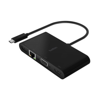 Belkin USB-C Multimedia + Charge Adapter