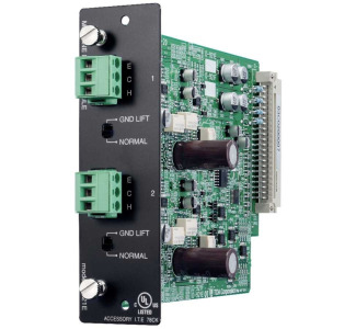 2-channel Input Module for Mic and Line Level Inputs