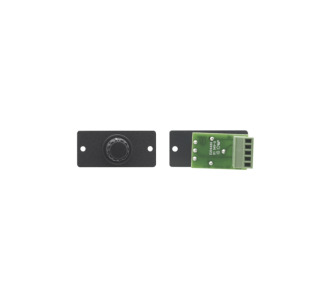 Volume Control + On/Off Switch Wallplate Insert, Black