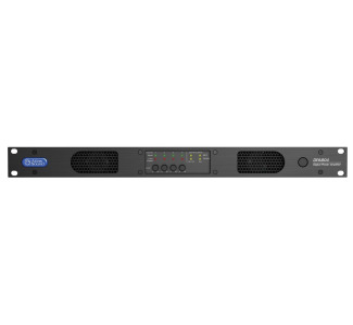 4-channel 800W Networkable Power Amplifier with Optional Dante Network Audio