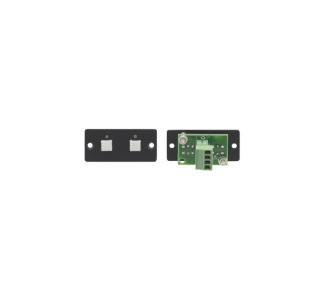 2-button Wallplate Insert Contact Closure Switch, Gray