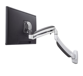 Kontour K1W Dynamic Wall Mount, 1 Monitor, White