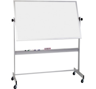 Porcelain Steel/Porcelain Steel Deluxe Reversible Board, 4'H x 6'W