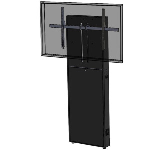 Wall Mounted Lift Stand for Single Extra Large Monitors