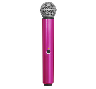 Handle for BLX2/SM58/BLX2/B58 Microphone Transmitter, Pink