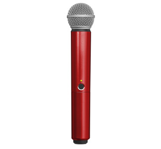 Handle for BLX2/SM58/BLX2/B58 Microphone Transmitter, Red