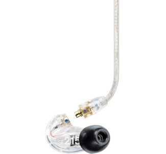 Coiled IFB Left Side Earphone, Clear