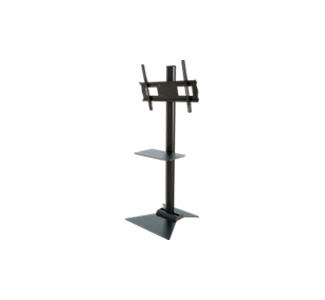 Floor stand with metal shelf for 37