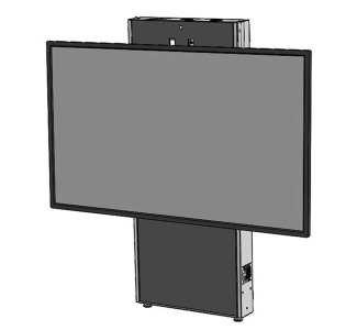 Wall Mounted Lift Stand for Single Extra Large Monitors