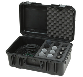 Microphone Case for 12-mics and Cables