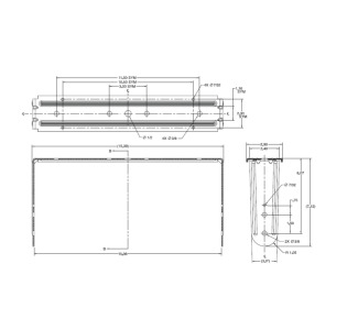 U-bracket for AC25 2-way Ultra Compact Loudspeaker