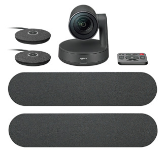 Premium Ultra-HD ConferenceCam System with Automatic Camera Control, 2 Mic Pod