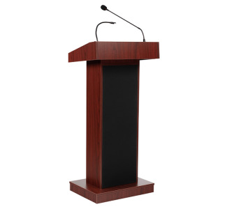 Oklahoma Sound Orator Lectern, Mahogany