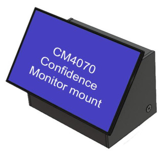 Confidence Monitor Mount with Shroud