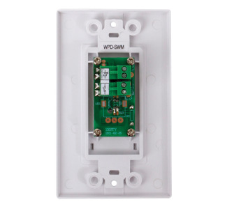 Wall Plate Push Button Switch, Momentary Contact Closure with System Indicator