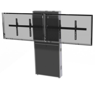 Wall Mounted Lift Stand for Dual Large Monitors
