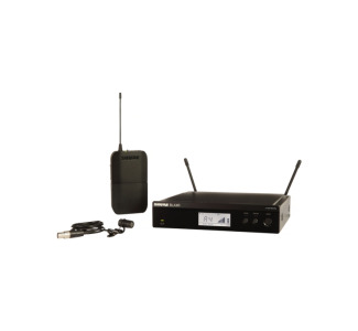 Instrument System with (1) BLX4R Wireless Receiver, (1) BLX1 Bodypack Transmitter and (1) WL185 Lavalier Microphone, H10 Frequency Band