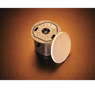 5-in Full-Range Wide-Dispersion Ceiling Speaker with Tile Bridge