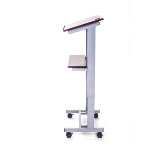 Rolling Adjustable Height Podium