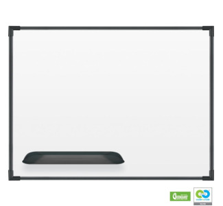 Porcelain Steel Markerboard with Ultra Trim, 4'H x 8'W