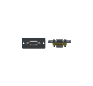 15-pin HD F/M Wallplate Insert, Gray