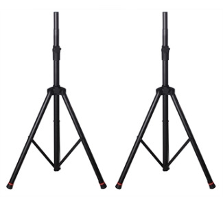Double Deluxe Aluminum Speaker Stand with a Carry Bag