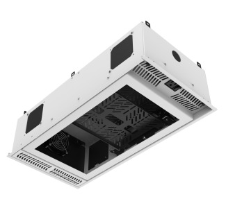 1'x2' Ceiling Mount Rack With Manual Switched Power supply and No Projector Pole