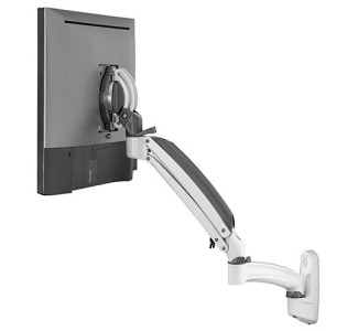 Kontour K1W Dynamic 1 Monitor Reduced Height Wall Mount, White