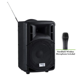 Oklahoma Sound 40 Watt Wireless PA System with Wireless Handheld Mic