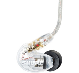 Coiled IFB Right Side Earphone, Clear
