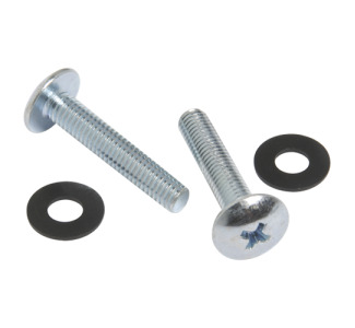 40-piece Phillips Head Chrome Screws and Washers