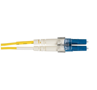 OS2 9/125 Singlemode Fiber Optic Patch Cable OFNR PVC LC-LC YL 3M