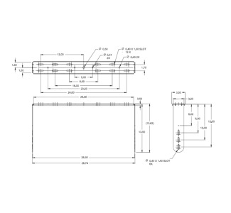 U-bracket for AM5212 and AM7212 2-way Loudspeaker