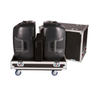 Tour Style Transporter for (2) 15-inch Speakers