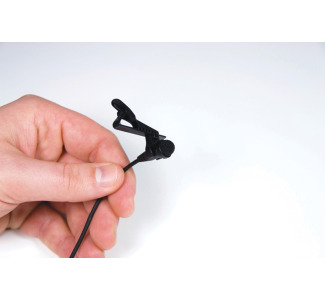 Omnidirectional Electret Condenser Lavalier Microphone, 60Hz to 16kHz Frequency Response