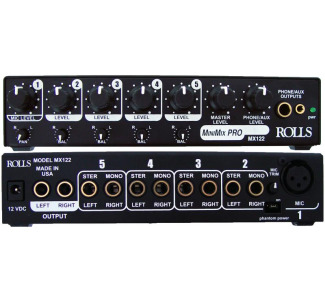4-Channel Stereo MiniMix Pro Microphone/Source Mixer