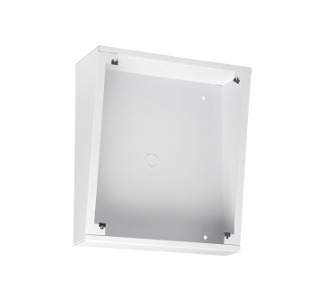 Surface mount, angled enclosure for I8S, neutral white finish