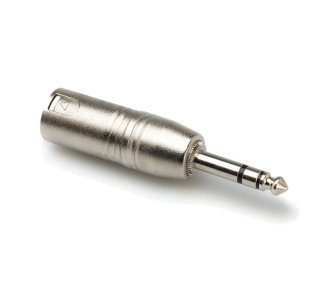 Adaptor, XLR3M to 1/4-in TRS