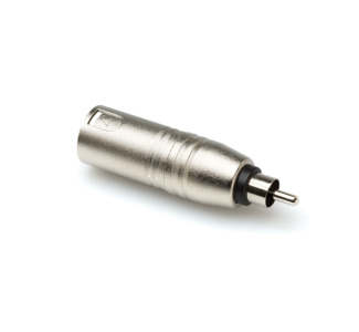 Adaptor, XLR3M to RCA