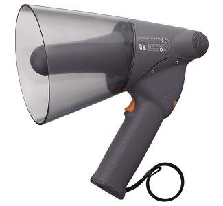 Splash-proof Handheld Megaphone, Dark Gray