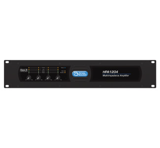 Four-Channel, 1200-Watt Commercial Amplifier