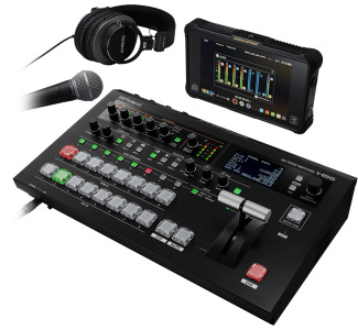 Plug-N-Play HD Video Production Switcher with Audio for Live Event and Streaming