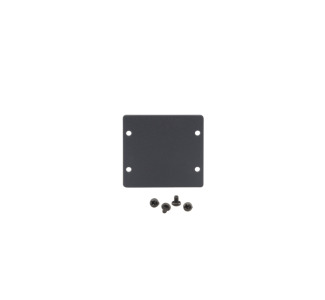 Wallplate Insert/Double Blank Slot Cover Plate, White