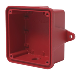 Surface-mounting Exterior Backbox, Red
