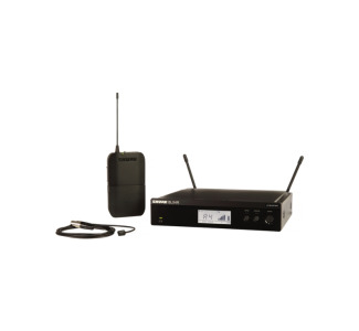 Instrument System with (1) BLX4R Wireless Receiver, (1) BLX1 Bodypack Transmitter and (1) WL93 Lavalier Microphone, H10 Frequency Band