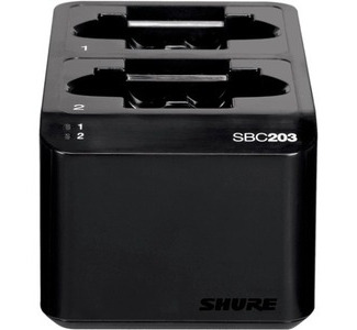 Shure SBC203 Dual Docking Recharging Station for SB903 Lithium-Ion Battery