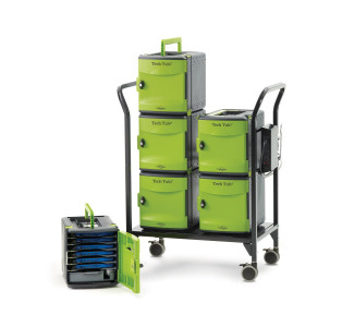 Tech Tub2® Modular Cart- holds 32 devices