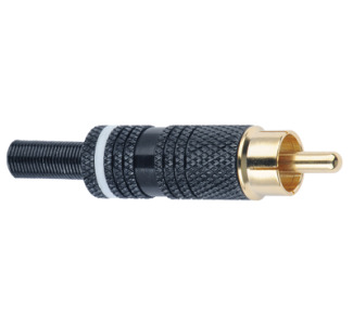 RCA Connector for Audio and Video Cable, Yellow