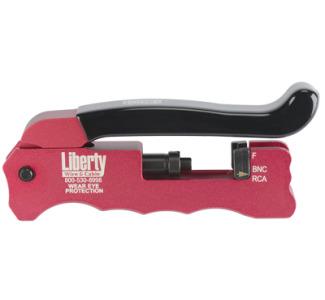 C-Tec2 Linear Compression Tool for all Connectors up to RG6 size, Red